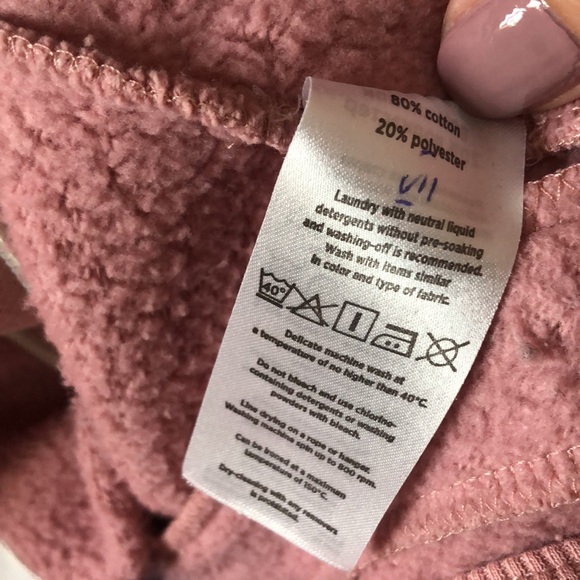 Kids Rose Warm hooded jumpsuit with flap - Gray Rose - Picture 7 of 15